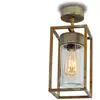 Image de Moretti Luce Plafonnier Cubic³ 3367 laiton antique/clair