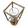 Image de Moretti Luce Potelet Cubic³ 3369 laiton ancien/transparent