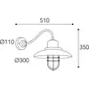 Image de Moretti Luce Applique Patio Cage 3300 laiton ancien/transp.