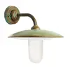 Image de Moretti Luce Applique d’ext. Casale, ancien-cuivre verre opale
