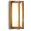 Image de Moretti Luce Applique d'extérieur Ice Cubic 3413 laiton antique
