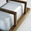 Image de Moretti Luce Applique d'extérieur Ice Cubic 3415 laiton antique