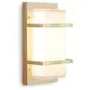 Image de Moretti Luce Applique d'extérieur Ice Cubic 3415 laiton naturel