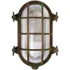 Image de Moretti Luce Applique Tortuga ovale 22,5cm laiton ancien/trans