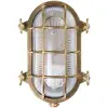 Image de Moretti Luce Applique Tortuga ovale 22,5cm laiton nat/transp