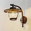 Image de Moretti Luce Applique d'extérieur Betulle, laiton bruni