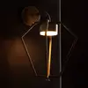 Image de Moretti Luce Applique LED Gemstone, laiton ancien/opale