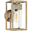 Image de Moretti Luce Applique Cubic 3372 laiton ancien/transparente