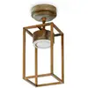 Image de Moretti Luce Plafonnier LED Cubic 3373 laiton ancien/opale