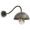 Image de Moretti Luce Applique murale Circle 3238 arquée, laiton ancien