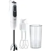 Image de Mixeur plongeant Braun 4193-MQ3105B 750W Turbo Blanc Gris