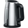 Image de PurShine WK102AI-WK1500BK bouilloire 1,7 L 2200 W Noir, Acier inoxydable