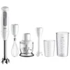 Image de Braun MQ50220M MultiQuick 5 Mixeur plongeant, moteur puissant, 2 vitesses, système anti-éclaboussures, couleur blanc, poignée confortable