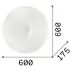 Image de Ideallux Ideal Lux applique murale Glory, verre opalin, Ø 60 cm