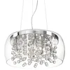 Image de Ideal Lux AUDI-80 SP8 Indoor G9 Chrome Ceiling Lighting   Ceiling Lighting (Bedroom, Children's Room, Dining Room, Kitchen, Living Room, Chrome, iP20, Surfaced, Round, Glass, Metal)