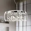 Image de Ideallux Suspension Audi en verre transparent, Ø 50 cm