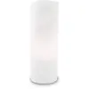 Image de Ideallux Lampe à poser Edo en verre blanc, hauteur 35 cm