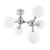 Image de Ideallux Plafonnier Nodi Bianco 5 lampes E14