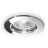 Image de IDEAL LUX Plafonnier encastré Jazz, rond, GU10, chromé