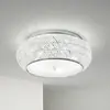 Image de Plafonnier IDEAL LUX Pasha, finition chromée/transparente, Ø 55 cm, verre
