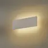 Image de IDEAL LUX Applique LED Zig Zag blanche, largeur 29 cm