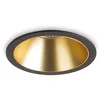 Image de Ideal Lux 192345 Game Round Black   gold, encastrable