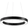 Image de Suspension LED Ideal Lux Oracle, Ø 60 cm, noir, 3 000 K