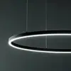 Image de Suspension LED Ideal Lux Oracle Slim Ø 70 cm blanc 3 000 K