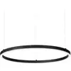 Image de Suspension LED Ideal Lux Oracle Slim Ø 90 cm noir 3 000 K