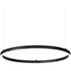 Image de Suspension LED Ideal Lux Oracle Slim Ø 70 cm noir 3 000 K