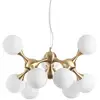 Image de Ideallux Ideal Lux Nodi suspension à 9 lampes laiton/blanc