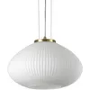 Image de Ideal Lux PLISSE Globe Dome Suspension Plafonnier Laiton 35cm