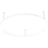 Image de Ideal Lux ORACLE Anneau Led Intégré Semi Plafonnier Blanc 50cm 3000K