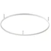 Image de Ideal Lux ORACLE Anneau Led Intégré Semi Plafonnier Blanc 90cm 3000K