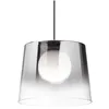 Image de Ideal Lux FADE Dome Pendant Plafonnier Verre Chrome Shade