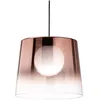 Image de Ideal Lux FADE Dome Suspension Plafonnier Verre Cuivre Abat-Jour