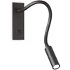 Image de Ideal Lux IO Liseuse Murale Noir 3000K