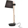 Image de Ideal Lux AXEL Lampe de table avec abat-jour conique rond noir