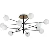 Image de Ideallux Ideal Lux Cosmopolitan noir/laiton 12fl Ø 145