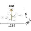Image de Suspension IDEAL LUX Equinoxe, chrome/transparent, à 8 lampes