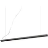 Image de Ideal Lux V-LINE Plafonnier Led Suspendu Intégré Noir 3000K
