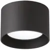 Image de Ideal Lux Downlight Spike Round, noir, aluminium, Ø 10 cm