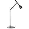 Image de Ideal Lux DIESIS Lampe de table LED intégrée à intensité variable noire, interrupteur intégré, 3000K