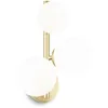 Image de Ideal Lux PERLAGE Applique 3 globes laiton