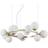 Image de Ideal Lux PERLAGE Plafonnier rond à 11 lumières en laiton