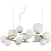 Image de Ideal Lux PERLAGE Plafonnier rond à 14 lumières en laiton