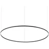 Image de Ideal Lux ORACLE Ring Plafonnier Led Intégré Noir 150cm 3000K