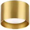 Image de Ideal Lux Downlight Spike Round, couleur laiton, aluminium, Ø 10 cm