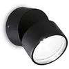 Image de Ideal Lux OMEGA Spot Simple Rond Noir IP54 4000K