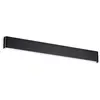 Image de Applique murale LED IDEAL LUX Delta noire, largeur 83 cm, 3 000 K